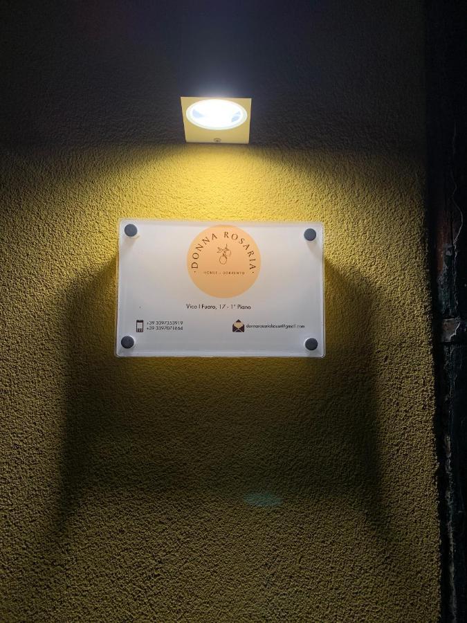 Donna Rosaria House Apartment Sorrento Luaran gambar
